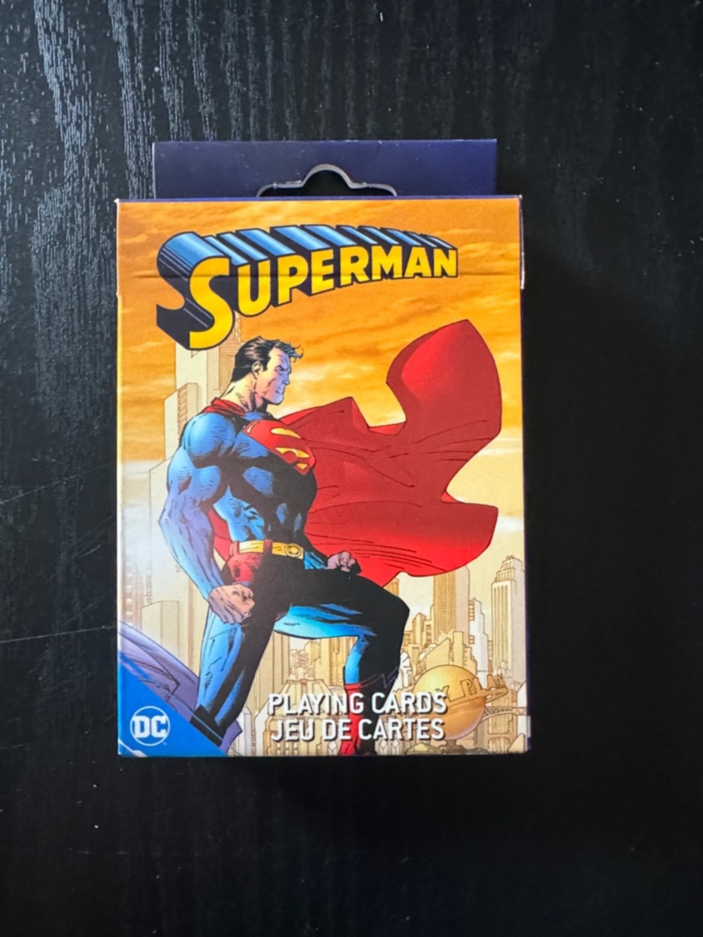 DC Superman Playing Cards Red, Blue & Yellow Artwork